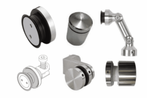 Glass Point Fittings for Frameless Glass Walls & Partitions