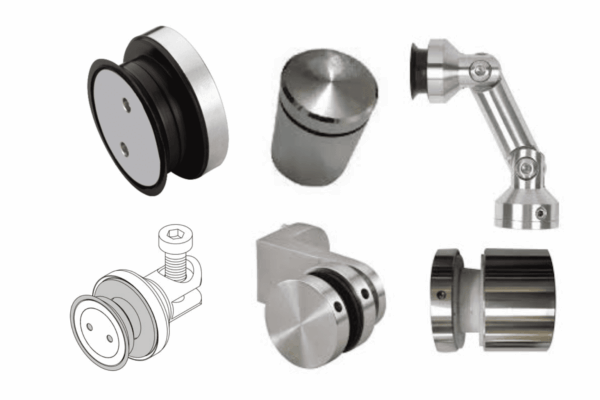 Glass Point Fittings for Frameless Glass Walls & Partitions